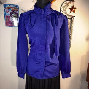 American-vintage Women's Blue Blouse